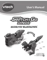 VTech Switch & Go Dinos - Akuna the Velociraptor User Manual предпросмотр