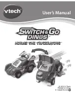 Preview for 1 page of VTech Switch & Go Dinos - Horns the Triceratops User Manual