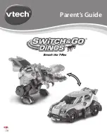 VTech Switch & Go Dinos Smash the T-Rex Parents' Manual предпросмотр