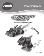 VTech Switch & Go Dinos Spark the Velociraptor Parents' Manual предпросмотр