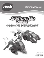 Предварительный просмотр 1 страницы VTech Switch & Go Dinos - T-Don the Pteranodon User Manual