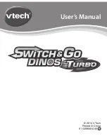 VTech Switch & go dinos turbo User Manual preview