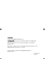 Предварительный просмотр 32 страницы VTech t 2435 User Manual