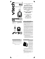 Preview for 1 page of VTech t2101 (Spanish) Manual Del Usuario