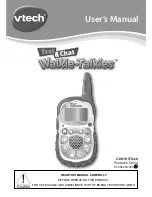 VTech Text & Chat Walkie-Talkies User Manual preview