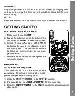 Preview for 4 page of VTech Toot-Toot Friends Go Pony User Manual