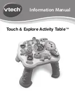 VTech Touch & Explore Activity Table 5408 Information Manual preview