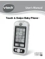 VTech Touch & Swipe Baby Phone - Pink User Manual preview