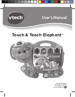 Предварительный просмотр 1 страницы VTech Touch & Teach Elephant User Manual