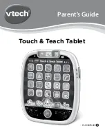 Preview for 1 page of VTech Touch & Teach Tablet Parents' Manual