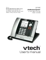 VTech UP416 User Manual preview