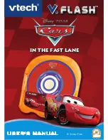 Preview for 1 page of VTech V.Flash: Disney/Pixar Cars In the Fast Lane User Manual