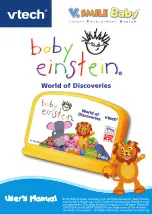 Предварительный просмотр 1 страницы VTech V.Smile Baby: Baby Einstein World of Discoveries User Manual