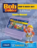 VTech V.Smile: Bob the Builder Bob s Busy Day User Manual preview