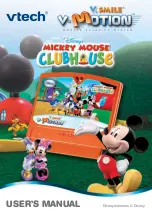 Предварительный просмотр 1 страницы VTech V.Smile Motion: Mickey Mouse Clubhouse User Manual