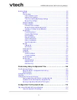 Предварительный просмотр 4 страницы VTech VDP650 Administrator And Provisioning Manual