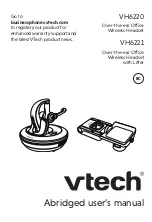 VTech VH6220 Abridged User Manual preview