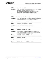 Preview for 87 page of VTech VSP600 Administrator And Provisioning Manual