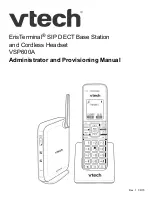 VTech VSP600A Administrator And Provisioning Manual preview