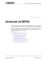 Preview for 8 page of VTech VSP725 Administrator And Provisioning Manual