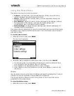 Preview for 17 page of VTech VSP735 Administrator And Provisioning Manual