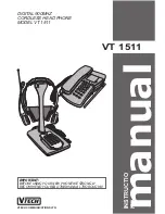 Preview for 30 page of VTech VT 1511 Manual