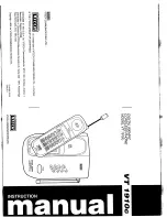 VTech VT-1910c Instruction Manual предпросмотр