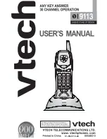 Предварительный просмотр 16 страницы VTech vt9113 Operation Manual