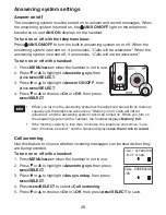 Предварительный просмотр 49 страницы VTech VTECH LS6425 User Manual