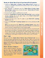 Preview for 5 page of VTech Whiz Kid CD - Spidey & Friends: Super National Park User Manual