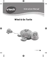 VTech Wind & Go Turtle Instruction Manual preview