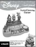 VTech Winnie the Pooh Musical Learning Center User Manual предпросмотр