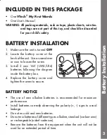 Preview for 4 page of VTech Winnie the Pooh My First Words User Manual