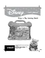 VTech Winnie the Pooh Press â€˜n Play Learning Board User Manual preview