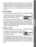 Предварительный просмотр 7 страницы VTech Write & Learn Letter Pad User Manual