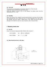 Preview for 5 page of VTI K85-13.0 Series Manual Of Instruction