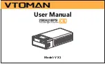 Preview for 1 page of VTOMAN V X1 User Manual