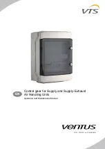 VTS Medical Systems ventus VS 10-75 CG UPC Operation And Maintenance Manual предпросмотр