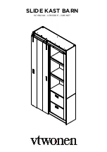 vtwonen SLIDE KAST BARN Manual предпросмотр