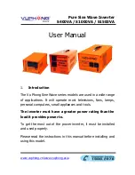 Vu Phong S400VA User Manual preview