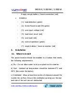 Preview for 4 page of Vu Phong S400VA User Manual