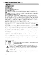 Preview for 3 page of VU LED32D6545 User Manual