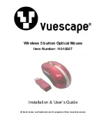 Preview for 1 page of Vuescape 11010887 Installation And User Manual