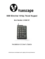 Vuescape 61000107 Installation & User Manual preview