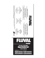 Preview for 9 page of VueTech Fluval "E" Series Instructions For Use Manual