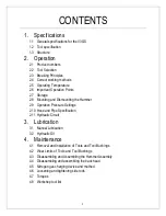 Preview for 2 page of Vulcan Attachments V3GS Operation & Maintenance Manual