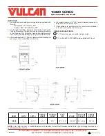 Preview for 2 page of Vulcan-Hart 1G8BD Series Specifications