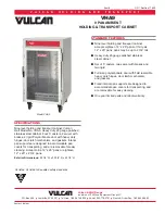 Vulcan-Hart 9 Pan Ambient F037411 Specifications preview