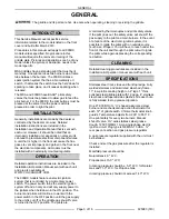 Preview for 3 page of Vulcan-Hart 924RX Service Manual