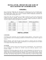 Preview for 3 page of Vulcan-Hart ACB20 Installation And Operation Manual